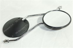 Зеркало Alfa/Deltа М8 (круглое, черное) TMMP MI000003 - фото 10600