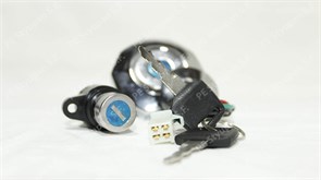Замок зажигания Alfa в сборе (с крышкой) раздельные провода TMMP AD000282