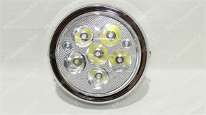 Фара Alfa круглая 6 LED ламп (хром) AD000256