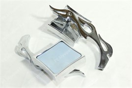 Зеркало металл квадрат мини хром M10 (SF-009) MI000013