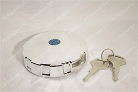 Крышка бензобака Иж с замком (хром) IZ000257