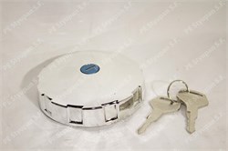 Крышка бензобака Иж с замком (хром) IZ000257